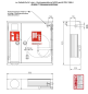 Preview: Wandhydrant Schrank Typ S Einbauschrank, inkl. Feuerlöscherfach + Melderfach